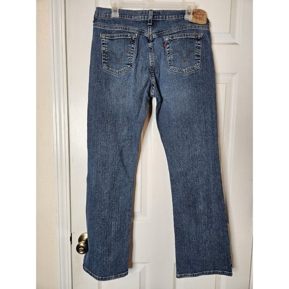 Levis 515 Womens Stretch Denim Bootcut  Blue Jeans size 10M X 31 - Picture 1 of 11